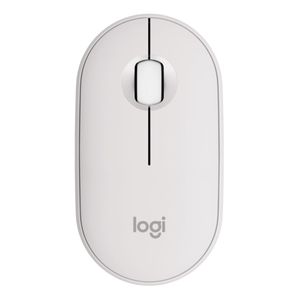 Reacondicionado: Mouse inalámbrico Logitech Pebble 2 M350S bluetooth, 1000 dpi, 3 botones, usa pila, blanco