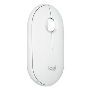Reacondicionado: Mouse inalámbrico Logitech Pebble 2 M350S bluetooth, 1000 dpi, 3 botones, usa pila, blanco