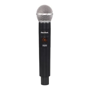 Micrófono inalámbrico UHF Decibel FS-104B receptor a pilas, X1 mic (reempacado)