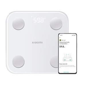 Balanza digital Xiaomi Body Composition Scale S400 bluetooth, 25 indicadores de composición corporal, blanco (reempacado)