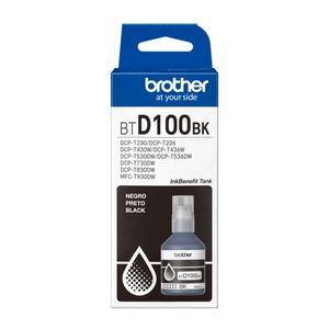 Tinta Brother BTD100BK alto rendimiento, rinde 7500 páginas, negro