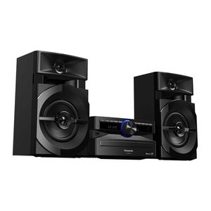 Minicomponente Panasonic AKX110PSK 300W, bluetooth, puerto USB, lector de CD, woofer 13 cm, negro (reempacado)