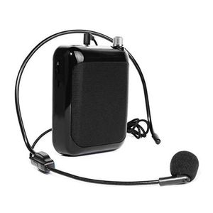 Reacondicionado: Amplificador portátil con micrófono de vincha Maono AU-C01 usb, led