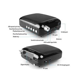 Reacondicionado: Amplificador portátil con micrófono de vincha Maono AU-C01 usb, led