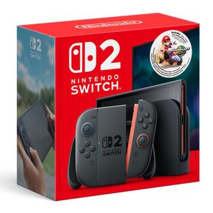 PREVENTA: Consola Nintendo Switch 2 Bundle Mario Kart World Full HD, 256GB, 12GB ram, negro