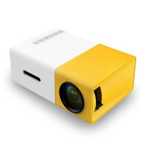 Reacondicionado: Mini proyector portátil Genérico 600 lúmenes, 100", amarillo