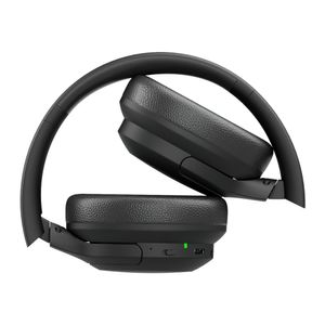 Audífono on-ear Bluetooth Decibel Blackbeat Pro , radio FM integrada, batería de 23 horas, conexión inalámbrica estable, color negro