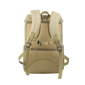Mochila K&F Concept KF13.122, lona ecológica, compartimentos superior/inferior, soporte trípode, antirrobo, para cámara y laptop
