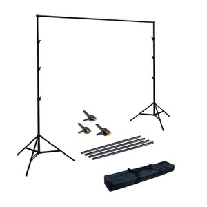 Kit Fondo 2 en 1 (Negro y Blanco) + Kit de luces LED