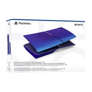Case consola PlayStation 5 Chroma, Sony, acabado tornasol, fácil instalación, compatible con PS5 estándar, índigo
