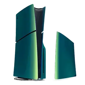 Case consola PlayStation 5 Chroma Teal, original Sony, compatible con PS5 estándar, fácil de instalar, acabado vibrante