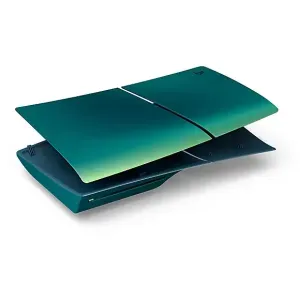 Case consola PlayStation 5 Chroma Teal, original Sony, compatible con PS5 estándar, fácil de instalar, acabado vibrante