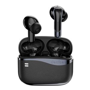 Audífonos bluetooth True Wireless Decibel Gamer 2 cancelación activa de ruido, resistencia IPX4, duración máx. 36 horas con estuche de carga, negro