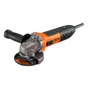 Amoladora profesional Truper, 4 1/2", 850W, 220V, cuerpo delgado, mango 3 posiciones, negro