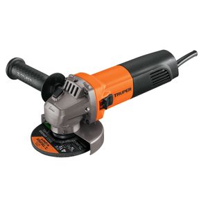 Amoladora profesional Truper, 4 1/2", 800W, 220V, diseño compacto, mango 3 posiciones, negro