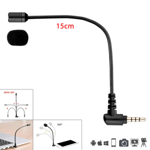 Micrófono Boya omnidireccional condensador alámbrico BY-UM4, Jack 3.5 mm 74dB SPL, compatible celulares y laptops
