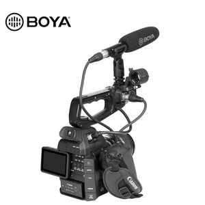 Micrófono de cañon Boom BY-BM6040 condensador cardioide alámbrico 80dB SPL grabaciones de estudio, negro