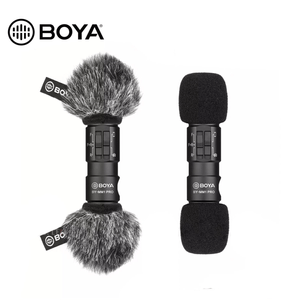 Micrófono de cañón Boom BY-MM1 PRO, condensador cardioide, alámbrico 78dB SPL, negro