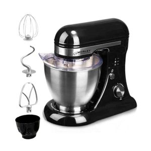 Batidora planetaria Morley BA-6950 2500W, 12 velocidades, 5 litros, negro
