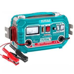 Cargador portátil de baterías 12V y 24V, total 20 amperios, auto moto