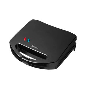 Sandwichera Imaco IST101N 750W, para 2 panes, antiadherente, negra