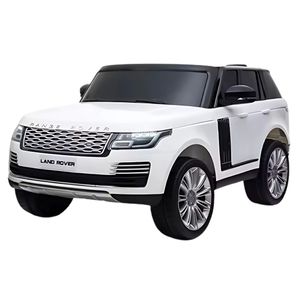 Carro a batería Land Rover Hse licenciado, 4x4, 4 motores, pantalla MP4, blanco