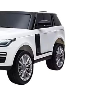 Carro a batería Land Rover Hse licenciado, 4x4, 4 motores, pantalla MP4, blanco