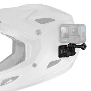 Soporte frontal GoPro para casco AHFSM-001 compatible con todas las cámaras Hero, ángulo ajustable, adhesivo resistente, ideal para deportes extremos