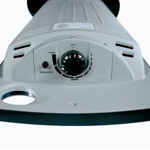 Estufa eléctrica Kendal NSB-120K5, fibra de carbono, 1000W, oscilante, cobertura 16 m², negro