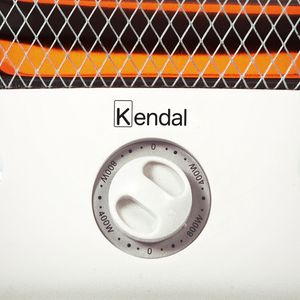 Estufa eléctrica de cuarzo Kendal KRH06S, 800W, 2 niveles, protección antivuelco, blanco