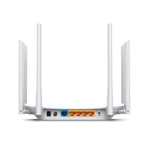 Router Wi-Fi 5 TP-Link Archer C86 AC1900, doble banda, 6 antenas, MU-MIMO, puertos Gigabit, blanco