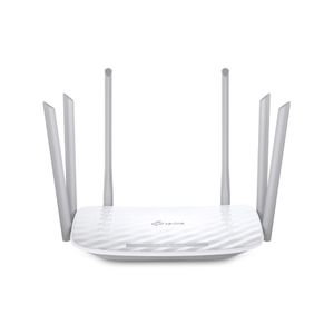 Router Wi-Fi 5 TP-Link Archer C86 AC1900, doble banda, 6 antenas, MU-MIMO, puertos Gigabit, blanco