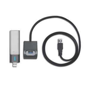 Adaptador USB TP-Link Archer TX50UH Wi-Fi 6 AX1800, antena de alta ganancia, negro