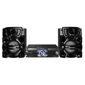 Equipo de sonido minicomponente Panasonic, karaoke, bluetooth, ecualizador, radio FM, iluminación, 2000W, negro -  SC-AKX730PUK