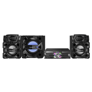 Equipo de sonido minicomponente Panasonic SC-AKX930PUK, 2200W, bluetooth, ecualizador, radio FM, Iluminación, negro