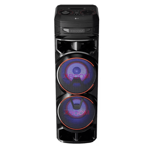 Parlante Torre de Sonido LG XBOOM RNC9, 1800W, bluetooth, karaoke, luz led, Wireless, puertos USB + Micrófono
