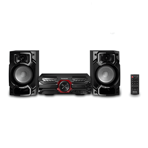 Equipo de sonido minicomponente Panasonic, 450W, bluetooh 4.2, ecualizador, radio FM, negro - SC-AKX320PSK