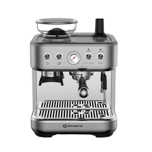 Cafetera expresso Imaco 15 bares, 1770W, semiautomática, acero inoxidable - ECMG1570