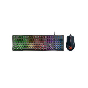 Kit Gamer GX Scorpion KM-GX6 teclado + mouse RGB con Copilot AI