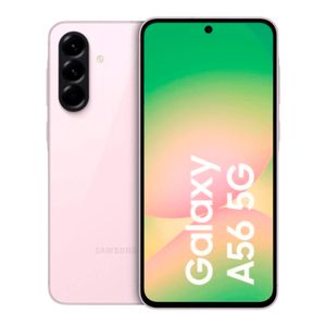 Celular Samsung Galaxy A56 5G, 12GB RAM, 256GB, cámara principal 50MP+12MP+5MP, frontal 12MP, rosado