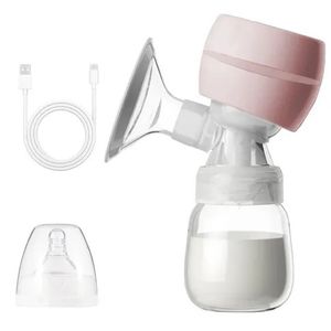 Extractor de leche inalámbrico portátil con pantalla LED, USB Tipo C, 2 modos y 9 niveles, rosado