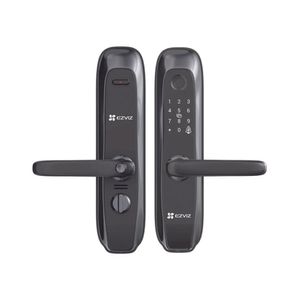 Cerradura inteligente Ezviz L2S, desbloqueo por huella dactilar, código PIN, negro