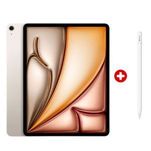 iPad Air 11" M3 256GB 2024 Wi-Fi + Apple Pencil USB-C, pantalla Liquid Retina, Touch ID, Starlight