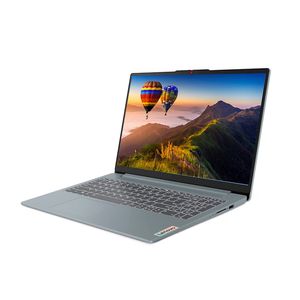 Laptop Lenovo IdeaPad Slim 3 15ABR8 15.6” FHD TN, AMD Ryzen 7-5825U, 16GB RAM, 512GB, Windows 11, gris - 82XM00S6LM