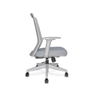 Silla de oficina Ofideas ergonómica Musk Gerente Syncro, asiento en espuma inyectada, gris