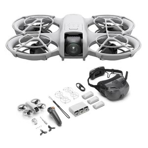 Drone DJI Neo Motion Fly More Combo (DJI Goggles 3 + RC Motion 3), grabación en 4K , fotos de 12 MP, tiempo de vuelo de 18 min