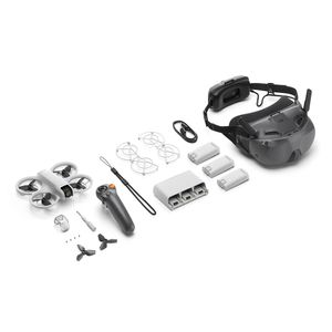 Drone DJI Neo Motion Fly More Combo (DJI Goggles 3 + RC Motion 3), grabación en 4K , fotos de 12 MP, tiempo de vuelo de 18 min