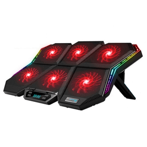 Cooler para Laptop Gamer Coolcold, 7 niveles de altura, silencioso y potente, negro