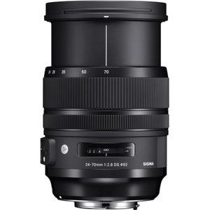 Lente Sigma 24-70mm f/2.8 DG OS HSM Art para Canon EF, negro