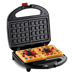 Waflera doble cara RAF R284H 750W, capacidad 2 unidades, antiadherente sin PFOA, negro